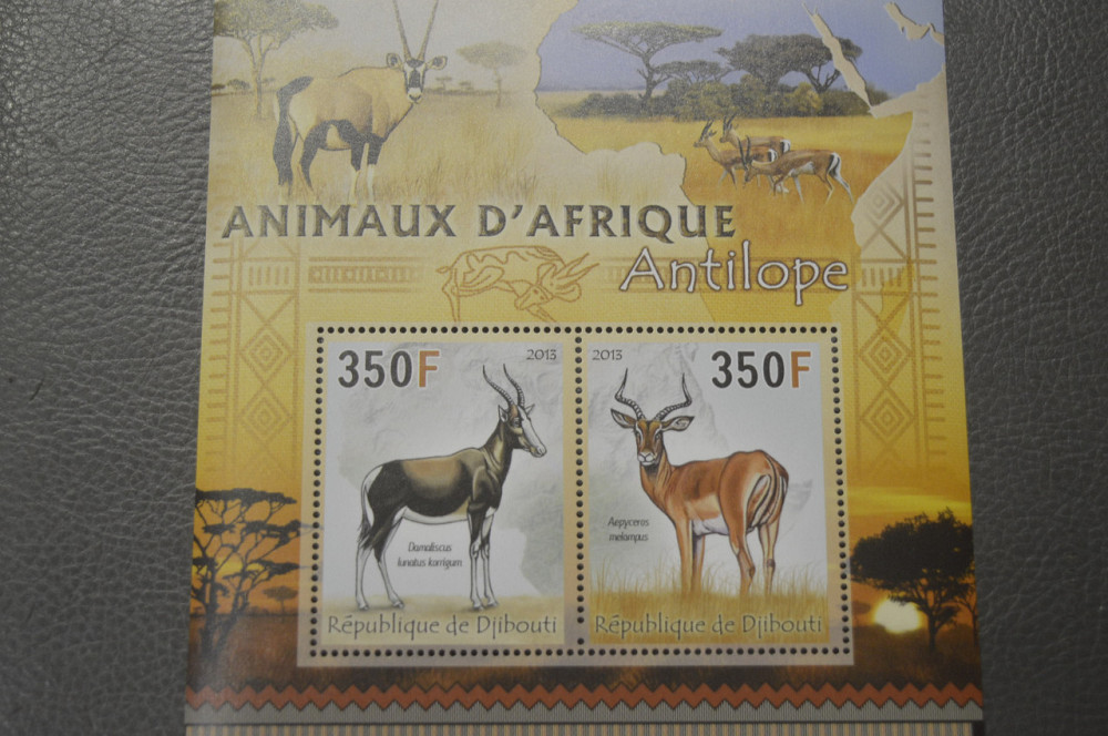 Джибути. Фауна. Техника. Блок. 2013 год (М) Полтава - изображение 1