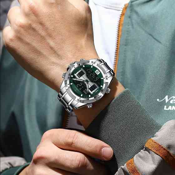 Часы мужские тактические Poedagar Good Серебристый Винница