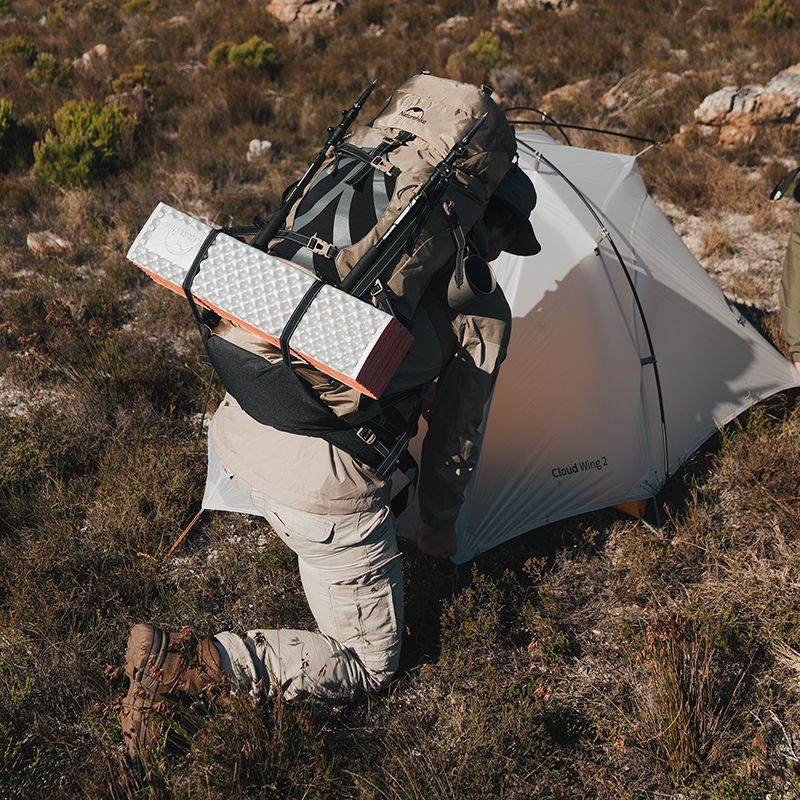 Рюкзак туристичний Naturehike NH70B070-B, 70 л + 5 л, світло-коричневий Київ - фото 3