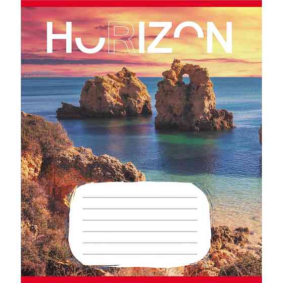 Зошит загальний "Горизонт" 096-640014L-3 в лінію, 96 аркушів Вінниця