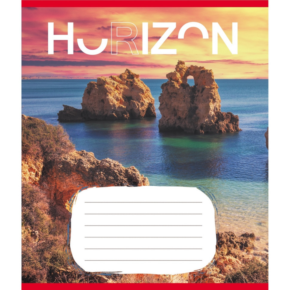 Зошит загальний "Горизонт" 096-640014L-3 в лінію, 96 аркушів Вінниця - фото 1