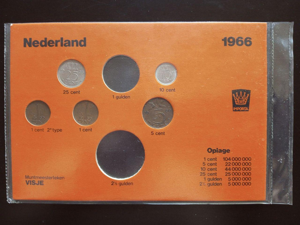 Минт сет Нидерландов, 1966 год (1.1) Не полный Полтава - изображение 1