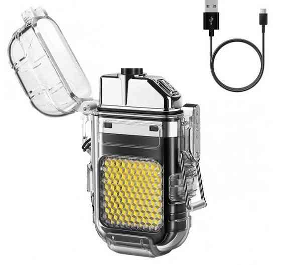 Запальничка спіральна USB та Led ліхтарик 9258 Дніпро