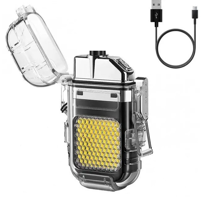 Запальничка спіральна USB та Led ліхтарик 9258 Дніпро - фото 2