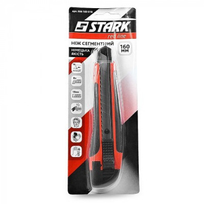 Ніж монтажний Stark сегментний 160 мм гумовий (506160018) Вінниця - фото 4