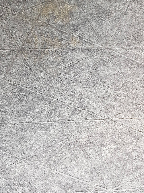 Шпалери вінілові на флізелін Rasch Composition 0,53х10 геометрія смуги фігури під штукатурку бежево сірі Київ - фото 1