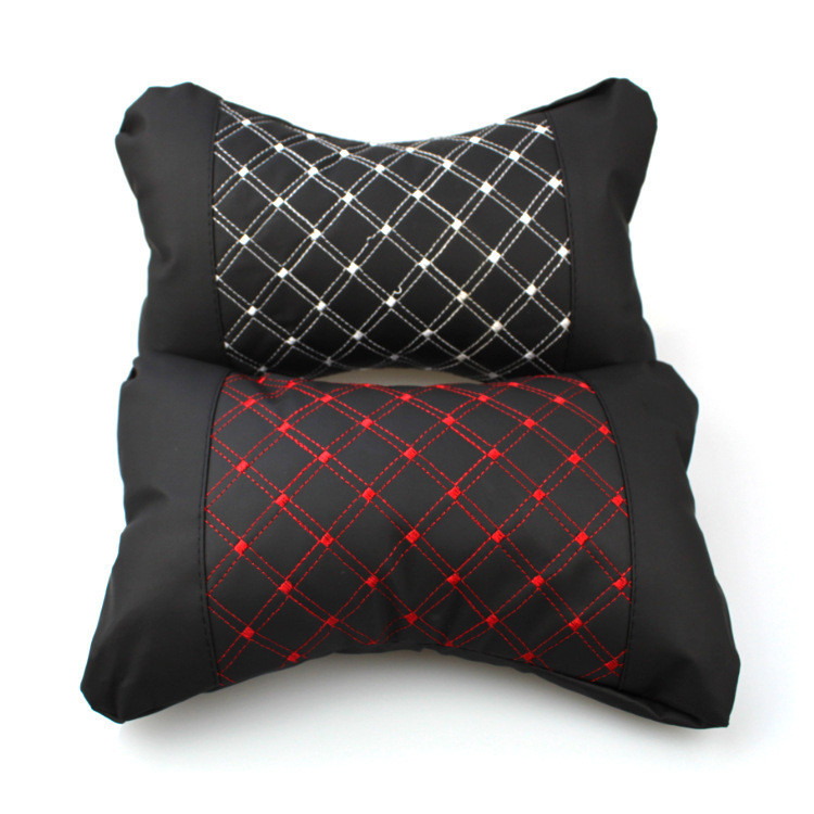 КОМПЛЕКТ!!! Массажная вибро подушка и ПОДГОЛОВНИК в авто, вибро упор для спины в автомобиль КРАСНАЯ прошивка Кременчуг - изображение 6