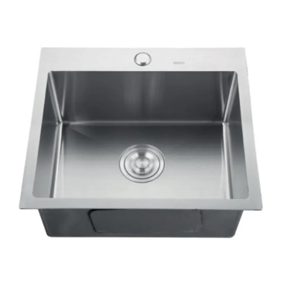 Мойка Zerix ZH5045-215.SUS304 (3.0/0.8) 500Х450 из нержавеющей стали SUS304 (MX1579) Киев