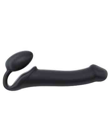 Безремневой страпон Strap-On-Me Black XL, полностью регулируемый, диаметр 4,5см Sex Aura Киев