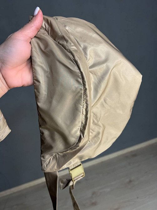 Куртка женская RUIXI 8811 деми легкая воротник стойка с сумочкой широка оверсайз свободный крой, карамель, 48 Киев - изображение 7