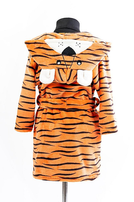 Халат дитячий, оранжевий Тигреня 158 топ Крохатушка одяг Київ - фото 1