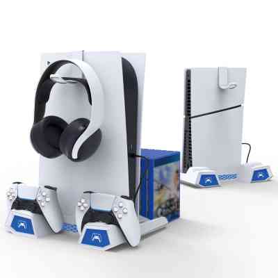 Зарядное устройство iPega для Sony PlayStation 5 Slim з зарядкою для геймпадів (PG-P5S023) Винница