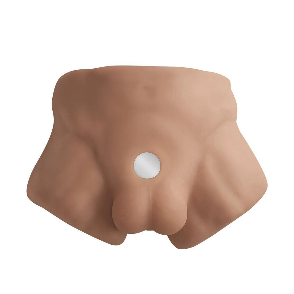Полуторс с фаллоимитатором на присоске SilexD Apollo S Male Torso Caramel Sex Aura Киев - изображение 3