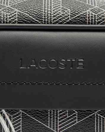 Чоловіча барсетка, косметичка, органайзер Lacoste (46688) чорна Київ