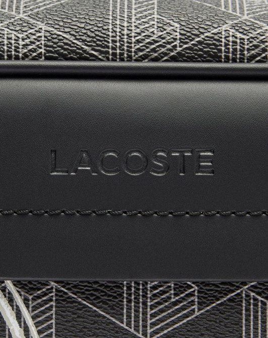 Мужская борсетка, косметичка, органайзер Lacoste (46688) черная Киев - изображение 4