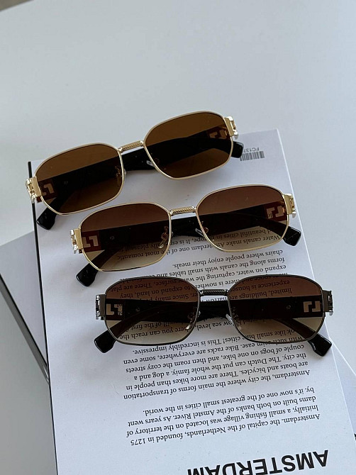 Модные очки унисекс на среднее лицо с металлической оправой MasterSem Киев - изображение 10