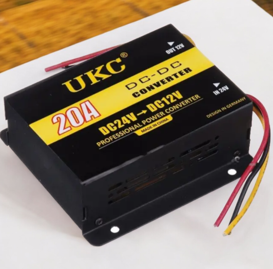 Автомобільний Перетворювач DC/DC 24v-12v 20A Київ