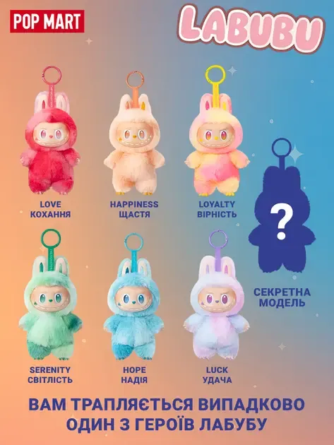 Игрушка-сюрприз Big into Energy Плюшевый брелок 2025 The Monsters 3 Коломыя - изображение 5