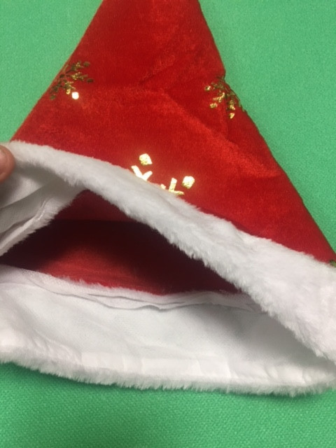 Новогодняя шапка со снежинками с мехом для детей и взрослых - размер окружности около 56 см, текстиль Киев - изображение 4