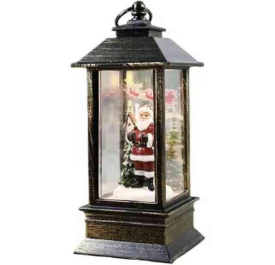 Комплект новорічних LED ліхтарів на батарейках без блискіток 4 шт Смела