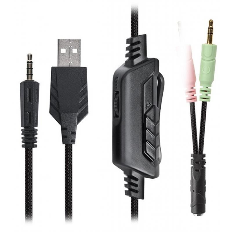 Гарнітура REAL-EL GDX-7620 Black Чорний Харків - фото 7