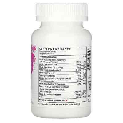 Мультивітамін Thorne Research Мультивітаміни для вагітних і годуючих жінок, Basic Pr (THR-01504) Вінниця