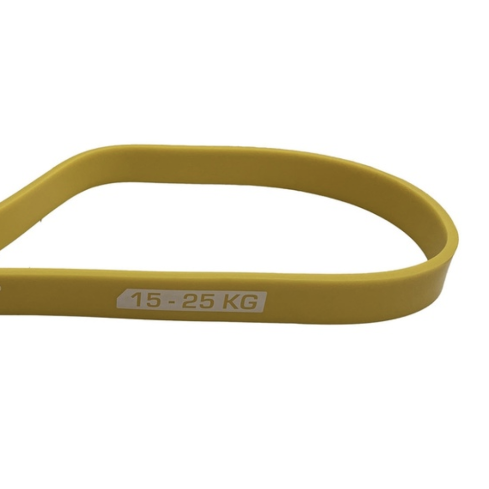 Резинка для фітнесу York 15-25кг - 2080x22x4,5 мм, жовтий Київ - фото 5
