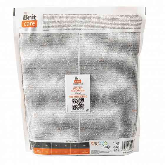 Сухой корм Brit Care Dog Hypoallergenic Adult Medium Breed для собак средних пород, гипоаллергенный с Винница