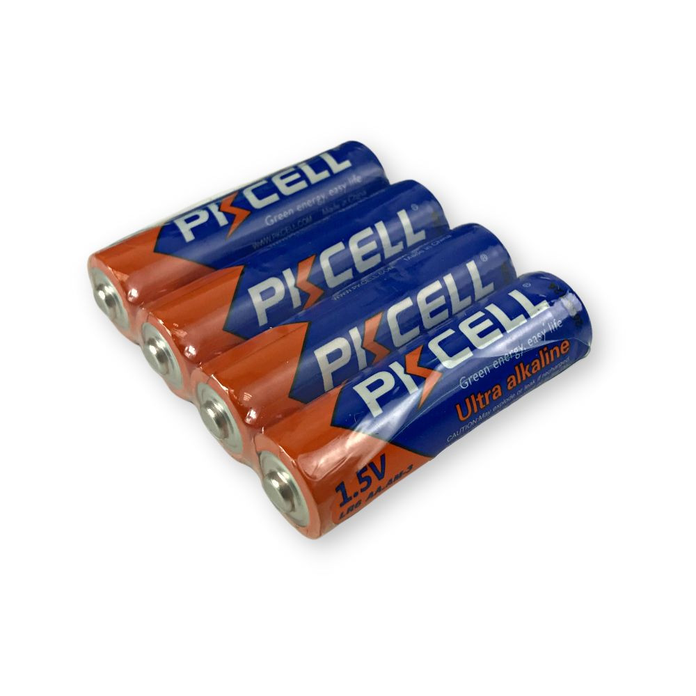 Комплект з 20 батарейок PKCELL Ultra Alkaline AA LR6 1.5V по 4шт./плівка Київ - фото 2