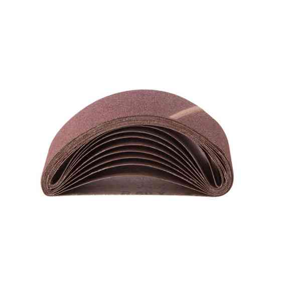 Стрічка шліфувальна, 75×457 мм, зерно K60, 10 шт. INTERTOOL BT-0306 Київ