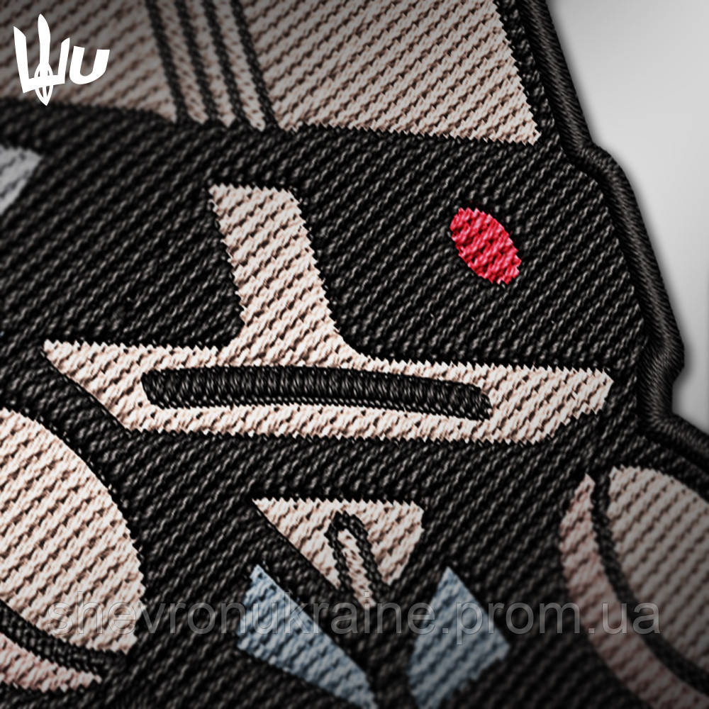 Шеврон под заказ ТЕРМИНАТОР (Срок изготовки 3-5 дней. На липучке) Размер 7x7см Киев - изображение 2