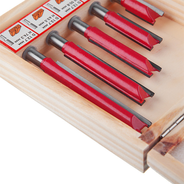 Набір фрез пазових прямих, 5 шт. INTERTOOL HT-0075 Киев - изображение 5