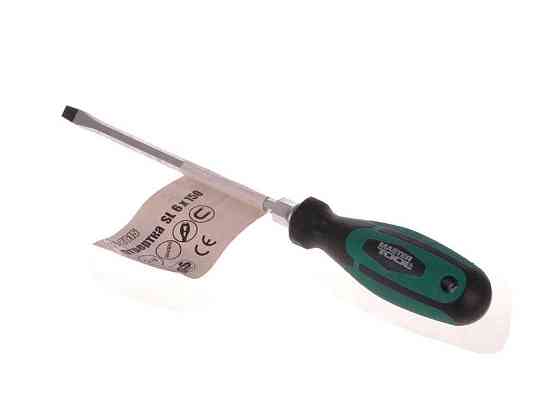 Викрутка посилена плоска SL 6x150 45-8615 ТМ MASTER TOOL   Solmir Київ