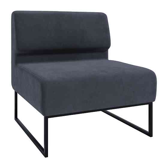 Диван Лаунж Комплектация Одинарный Со Спинкой Каркас Черный Обивка Симпл 54 Днепр