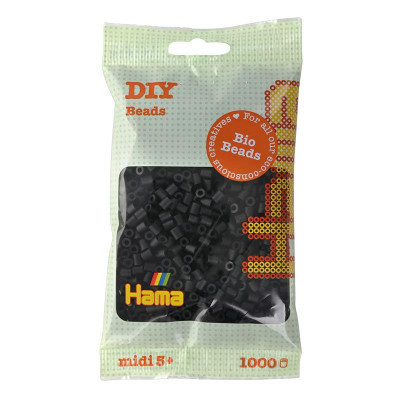 Набір для творчості Hama БІО чорні намистини , 1000 шт термомозаїка (HM-190-018) Вінниця - фото 1