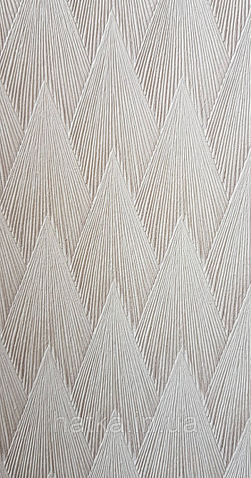 Шпалери вінілові на флізеліні AdaWall Omega1.06х10 геометрія 3д фігури структурні бежеві 23202-3 Київ - фото 3