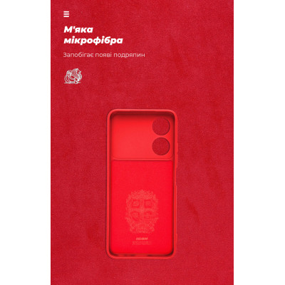 Чехол для мобильного телефона Armorstandart ICON ZTE Blade A34 Camera cover Red (ARM78958) Винница - изображение 4