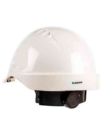 Каска защитная строительная Sizam Safe-Guard 3110 белая Ровно