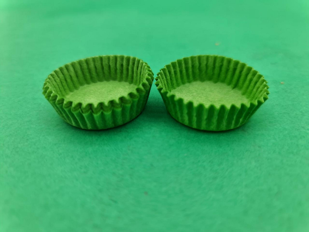 Тартолетка для кексів "Кругла зелена"D30 H9,5 (100шт)/3а/ (1 уп.) Харків - фото 1