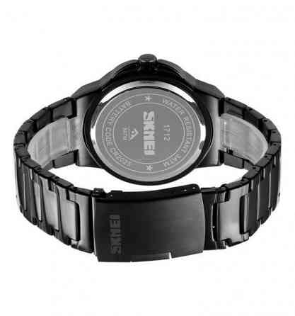 Чоловічий наручний годинник Skmei 1712 Чорний Вінниця