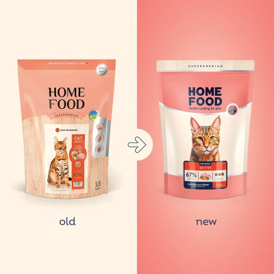 Сухий корм для кішок Home Food For active з куркою та креветками 200 г (4820290090125) Вінниця - фото 2