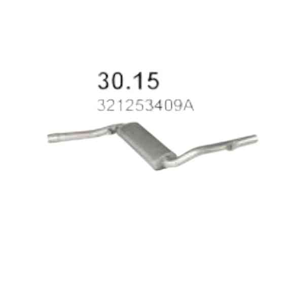 Резонатор Пасат 1.8-2.3 POLMOSTROW Фольцваген Мукачево