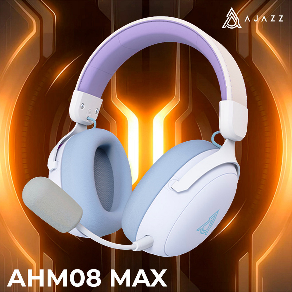 Bluetooth-гарнітура Ajazz AHM08 MAX 3-Mode White (AHM08-MAX-PWB) ( 17374 ) Харків - фото 10