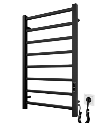 Электрический полотенцесушитель Mario Токио-I 800x500/80 TR К черный мат Киев