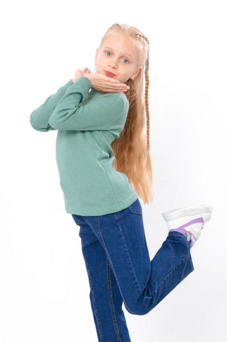 Водолазка (гольф) детская 95% х/б (рубчик начес) Киев - изображение 2