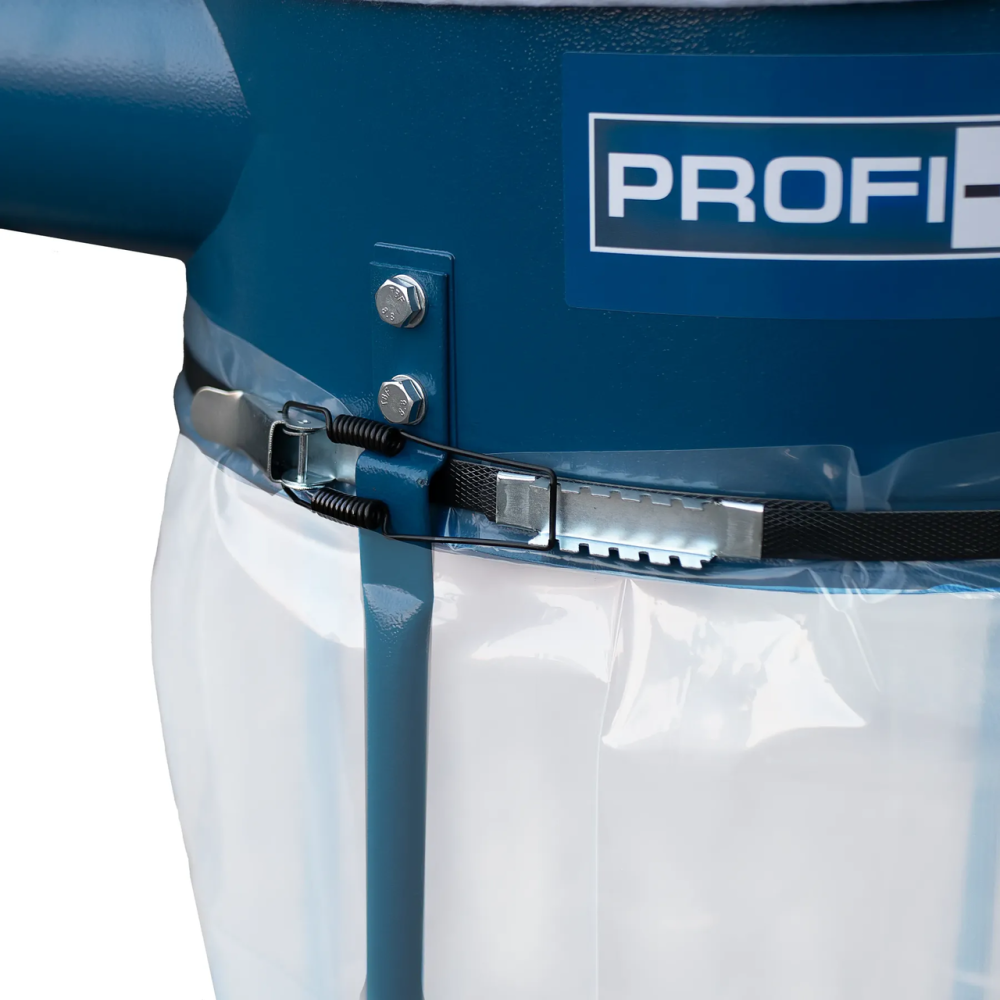 Потужний стружковідсмоктувач PROFI-TEC TURBODust PCE2000 : 1500 Вт, 215 л мішок для стружки (007004) Київ - фото 10
