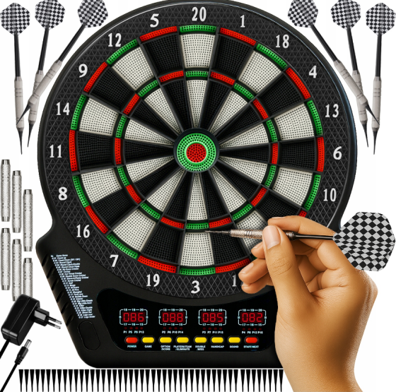 Електронний дартс + 6 дротиків Trizand (Польща) Київ