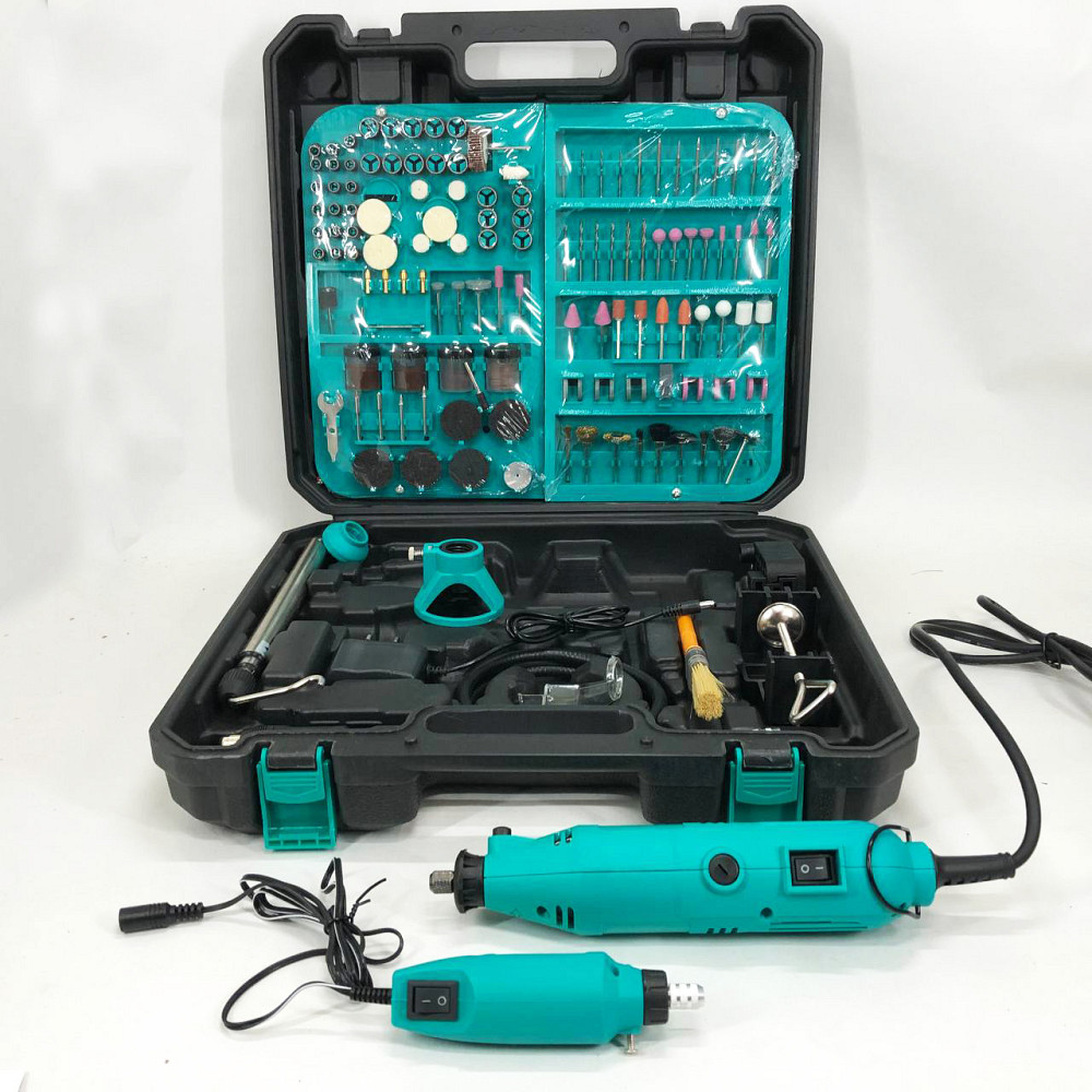 Ручний електричний гравер + гравер Mini 12V з 236 насадками, електричний електричний міні, Дриль гравер LS-69 Львів - фото 8