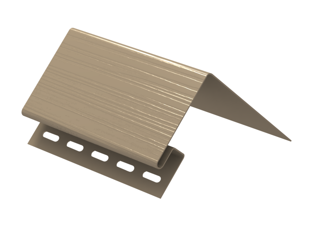 Околооконная планка под сайдинг Ю-Пласт . Бежевый Днепр - изображение 2