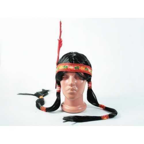 Парик карнавальный мужской Индеец Киев - изображение 1